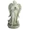 24.5" Light Olive Green Praying Angel Garden Statue